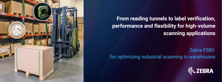 Zebra FS80: From reading tunnels to label verification, performance and flexibility for high-volume scanning applications